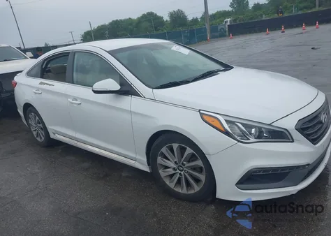 2015 Hyundai Sonata Sport из США, поврежденный, VIN 5NPE34AF8FH043732